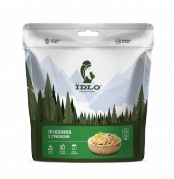 Сушеная еда IDLO Макароны с грибами